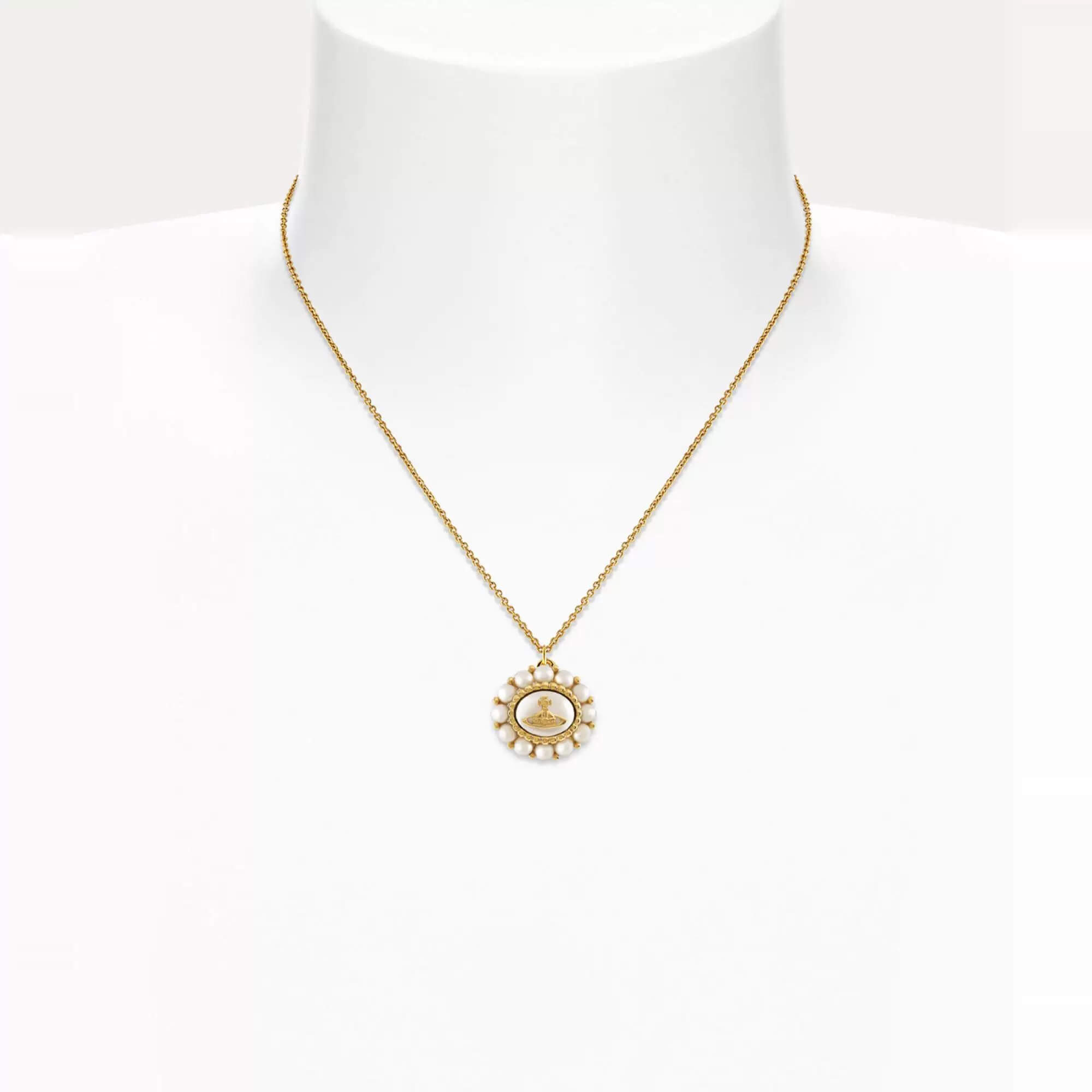 AMAYA Pearl Saturn Necklace