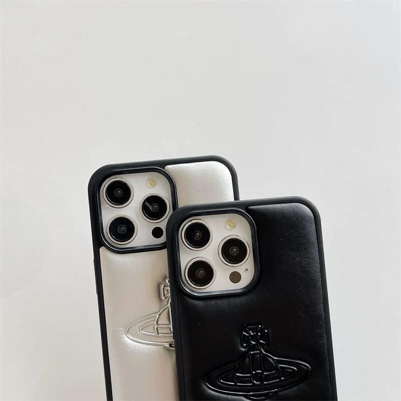 Leather Saturn Phone Case
