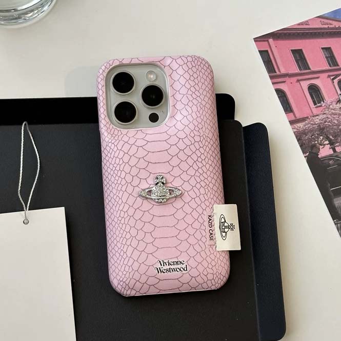 Snakeskin Pattern Saturn Phone Case