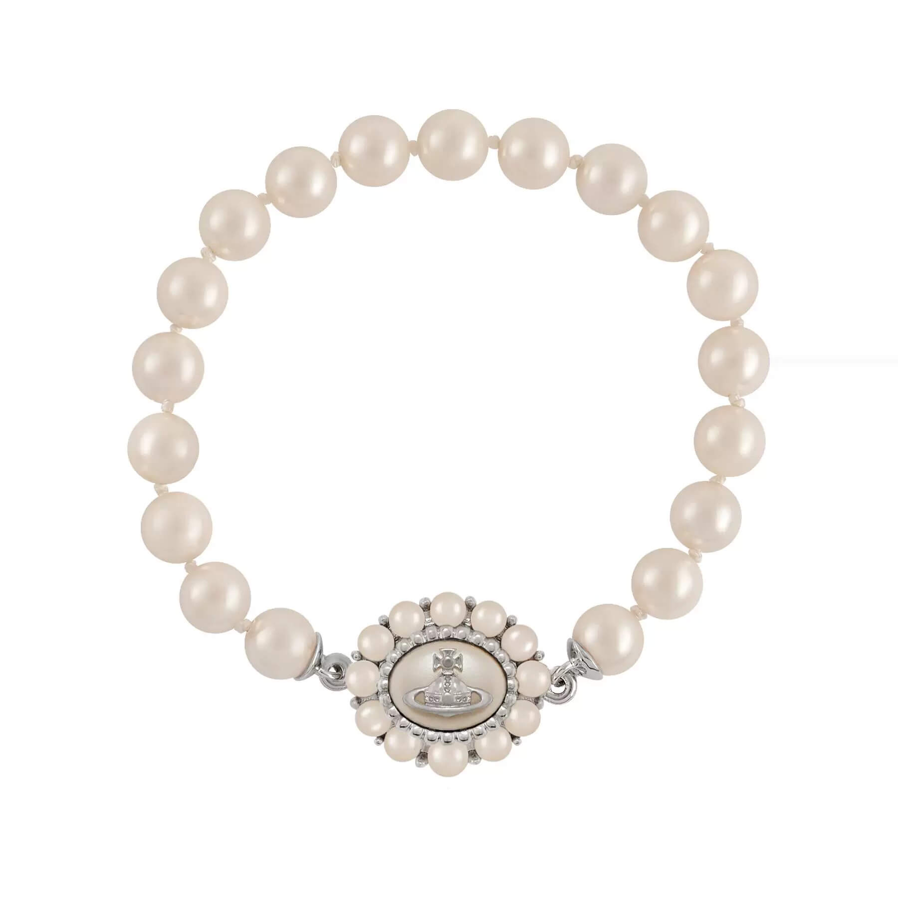 AMAYA Full Pearl Saturn Bracelets
