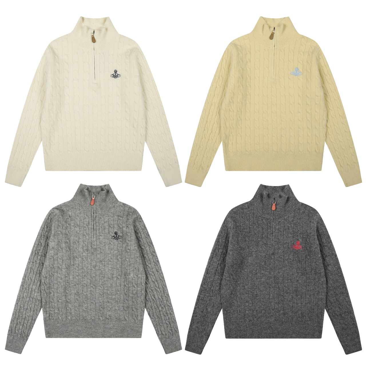 4 Color Semi-Turtleneck Sweater