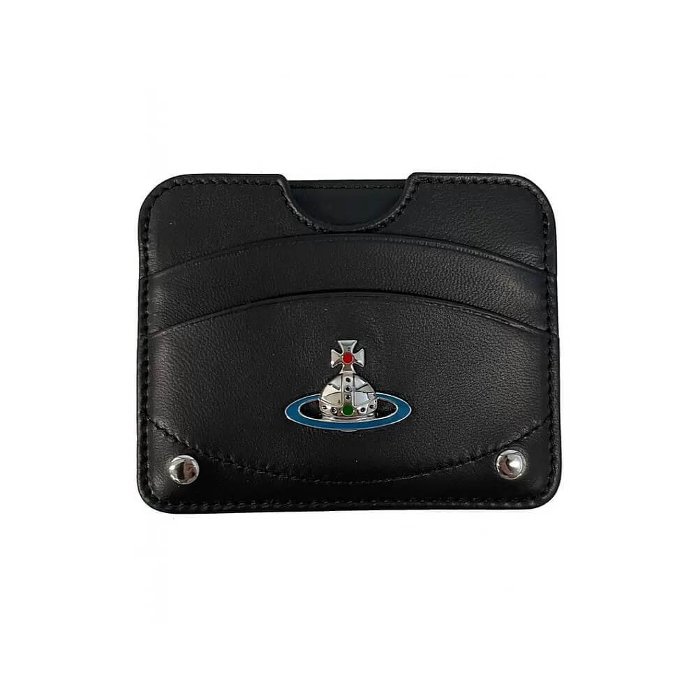 NEW-Leather Saturn Card Case