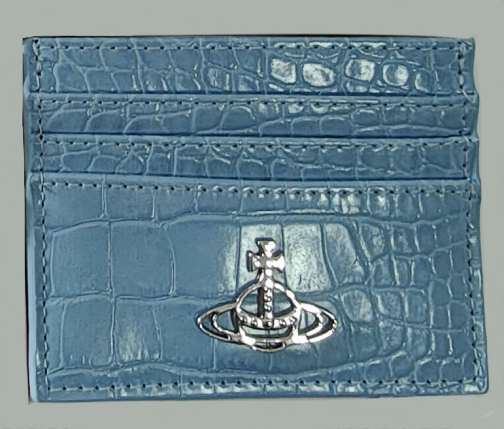NEW-4 Colors Crocodile Saturn Card Case