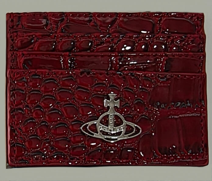 NEW-4 Colors Crocodile Saturn Card Case