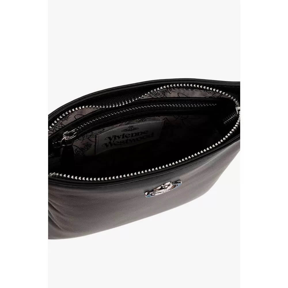 NEW-2 Colors Leather Saturn Satchel