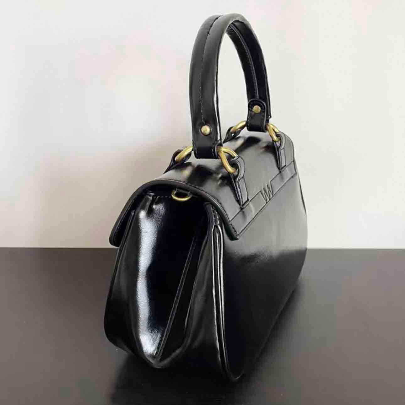 Lesley Waxed Leather Vintage Tote Bag