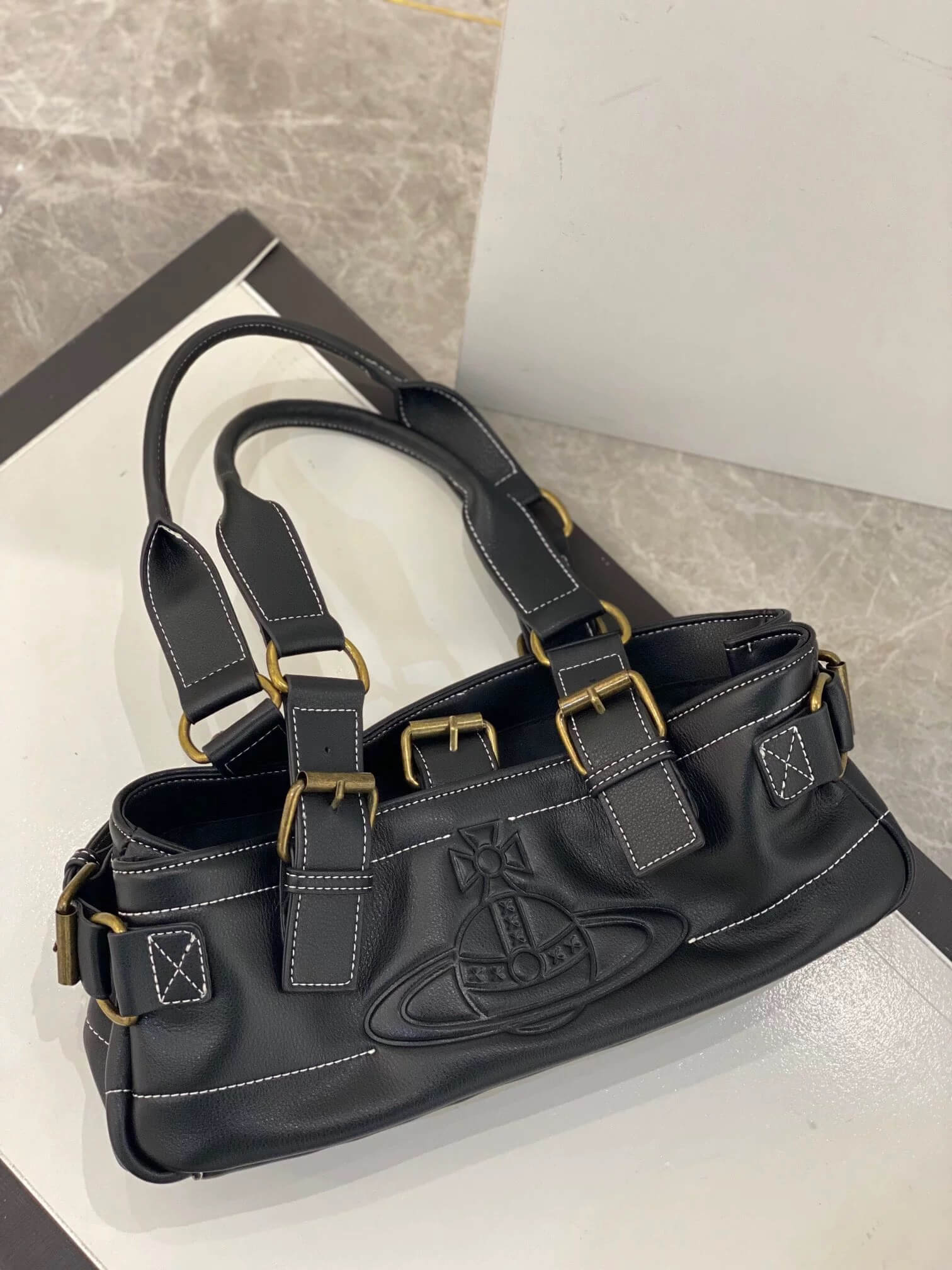 Leather Messenger Bag