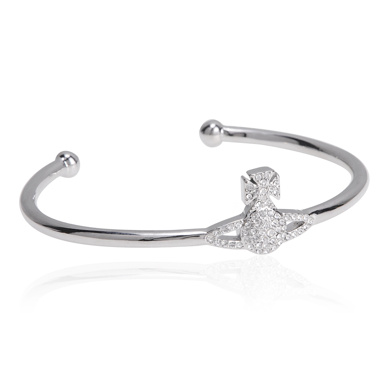 Full Diamond Saturn Bangle