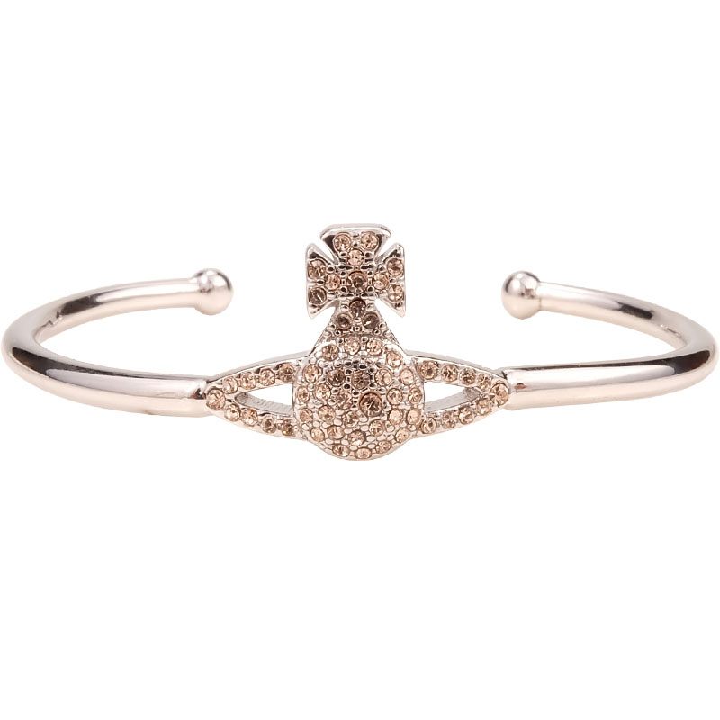 Full Diamond Saturn Bangle