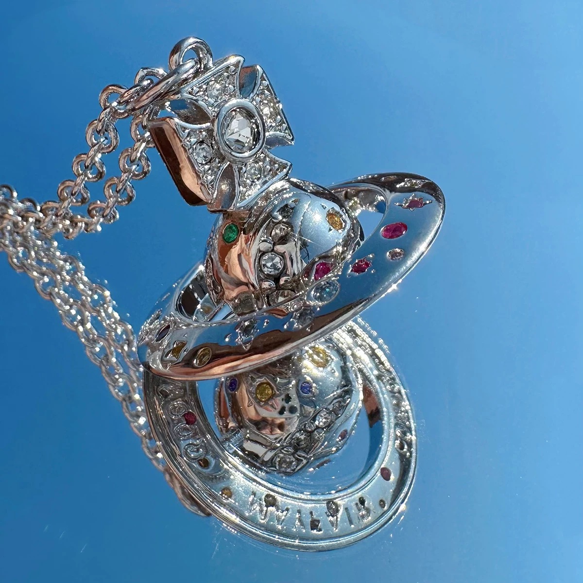 Limited Edition Colored Diamonds ORB Necklace