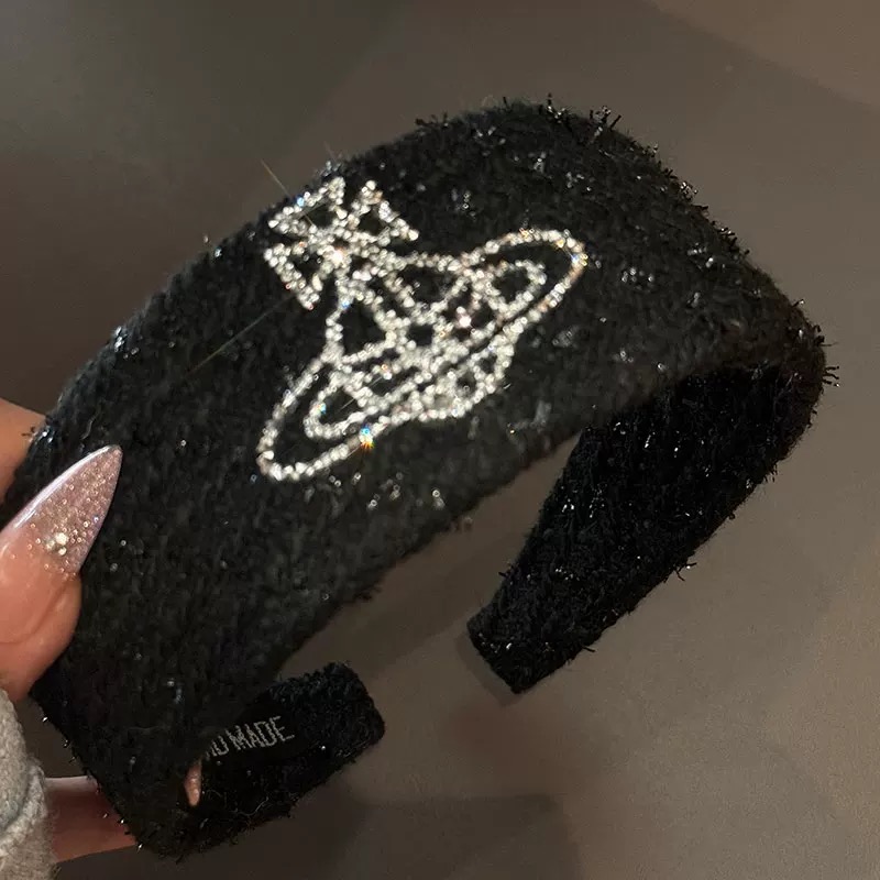 Vintage Saturn Wide Edge Hairband