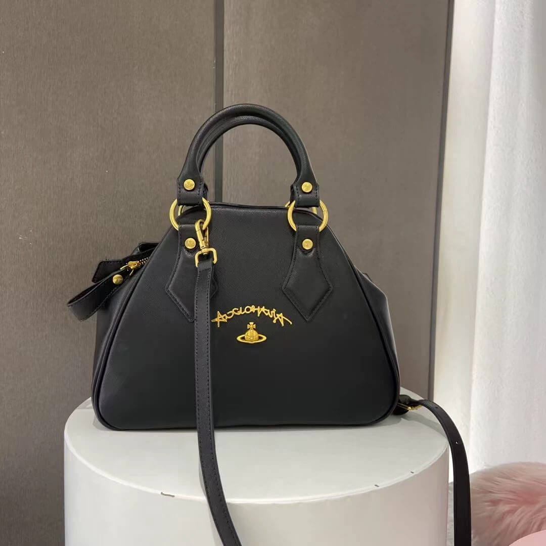 Vintage Leather Saturn Bag