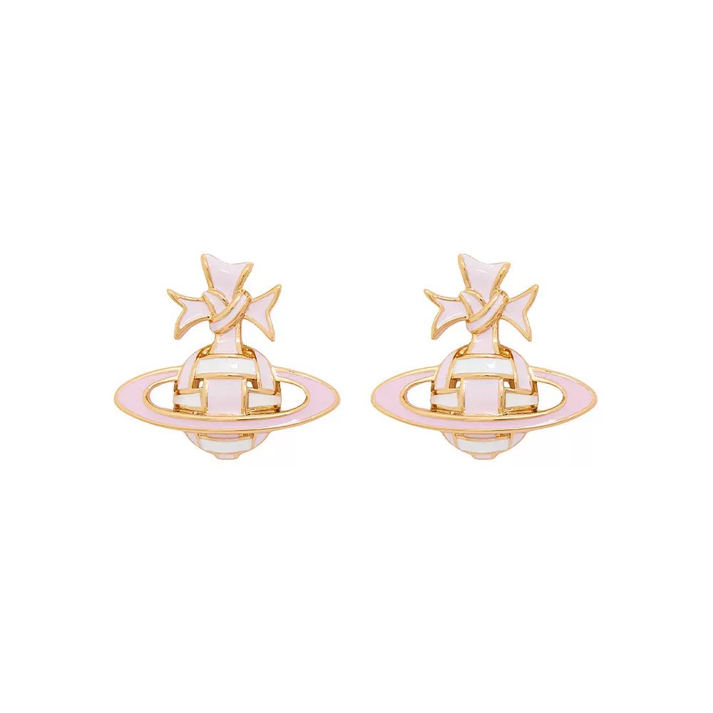 RIBBON Plait Saturn Earrings