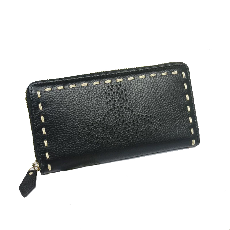 11 Colors Long Version Leather Saturn Wallet