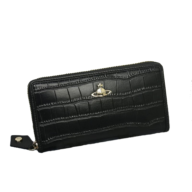 11 Colors Long Version Leather Saturn Wallet