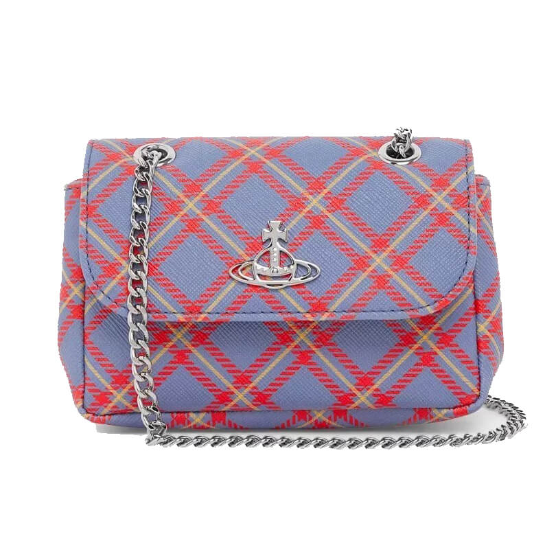 NEW-5 Styles Blue Plaid Bag