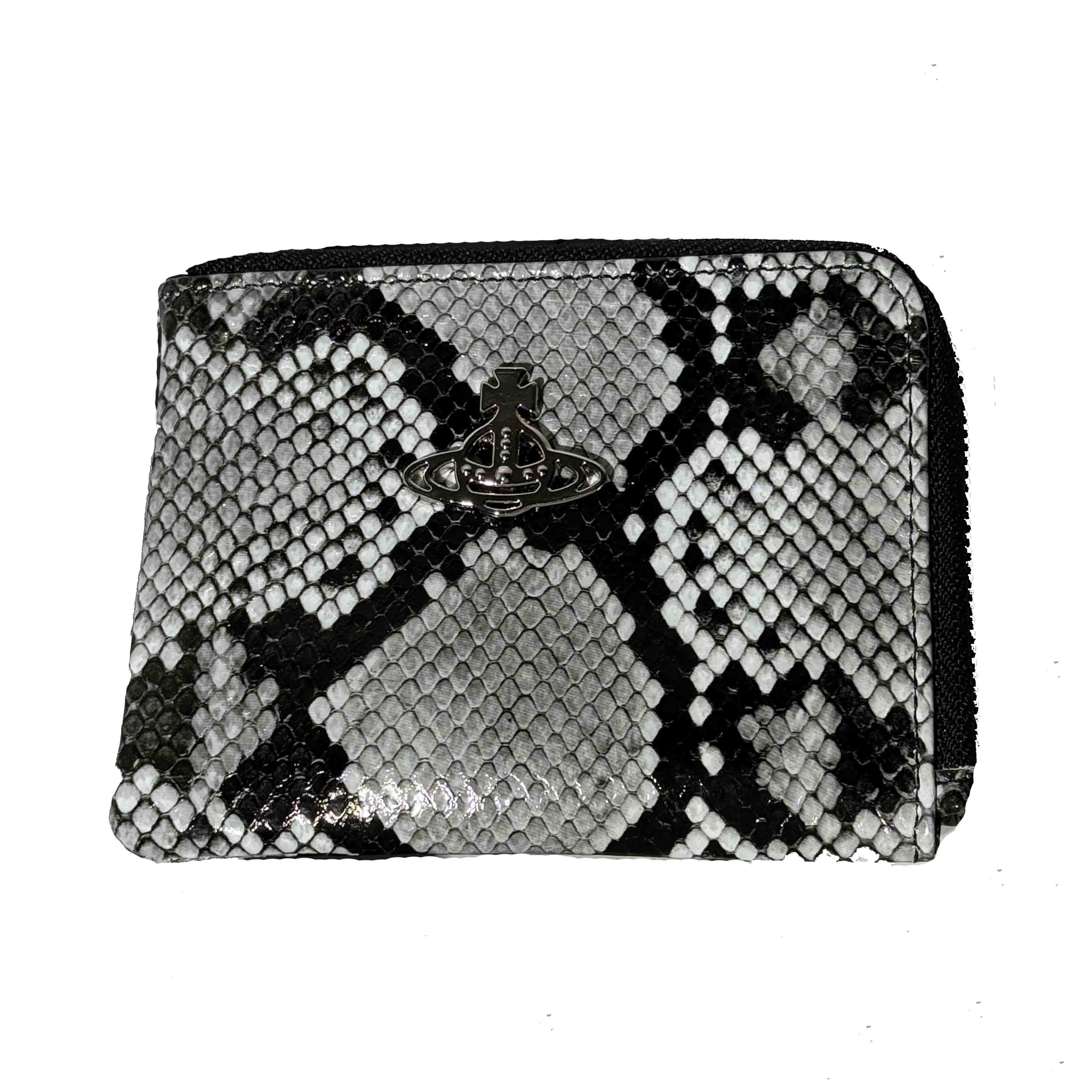 4 Colors Snake Pattern Saturn Wallet With Box