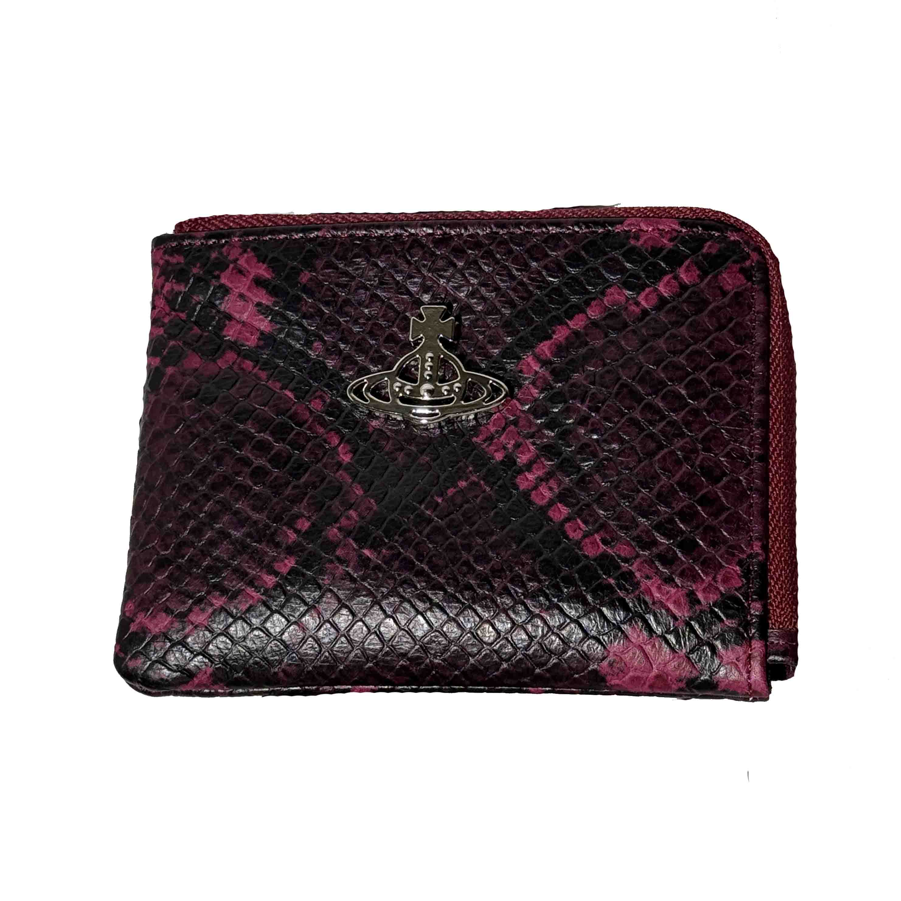 4 Colors Snake Pattern Saturn Wallet With Box