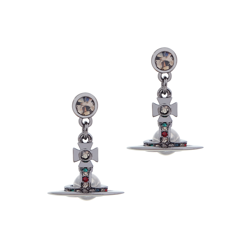 22 Colors 6MM ORB Classic Saturn Earrings