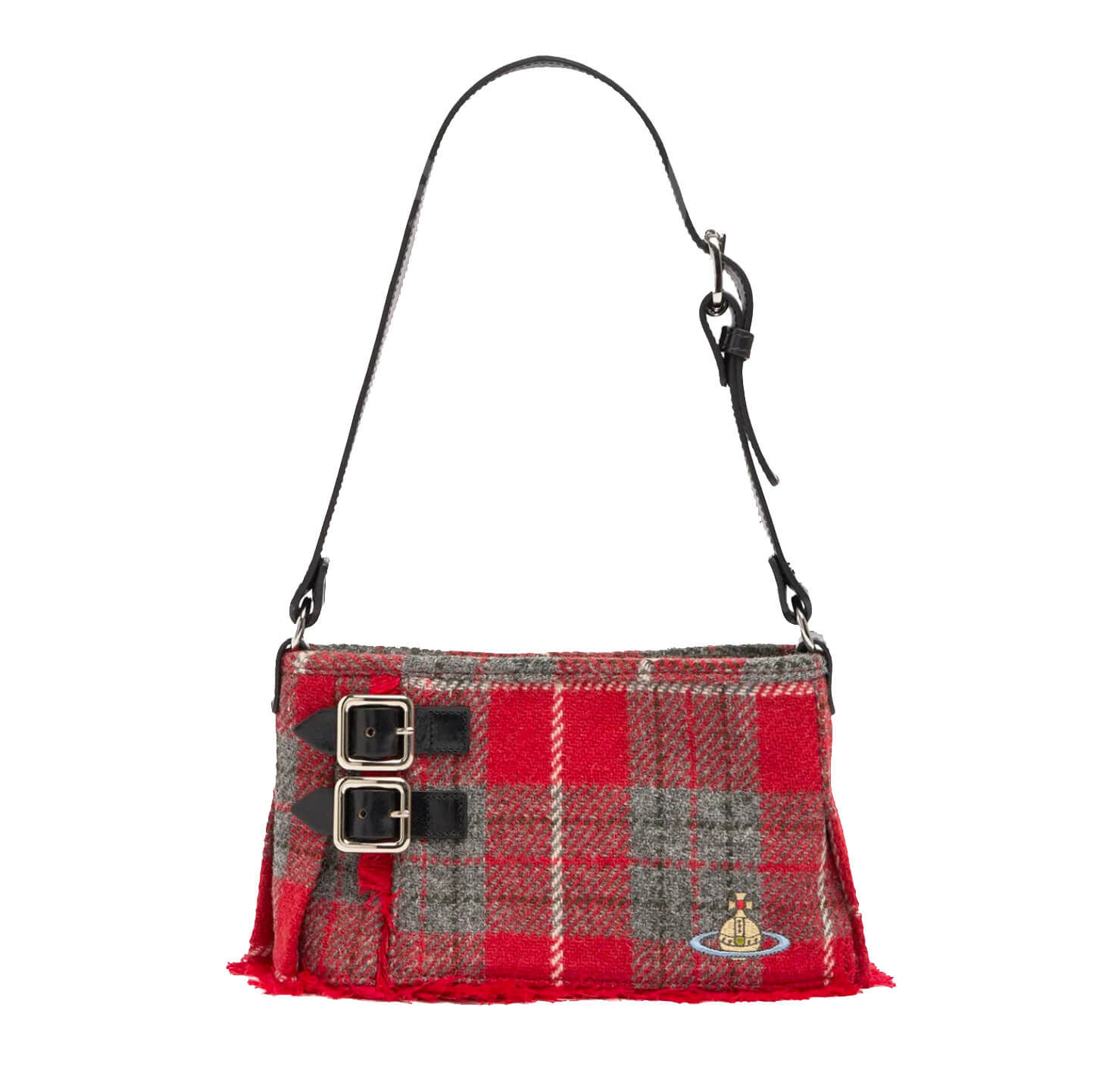5 Styles Red Grey Plaid Bag