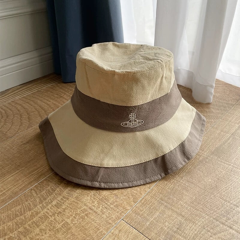 4 Colors Patchwork Saturn Hat