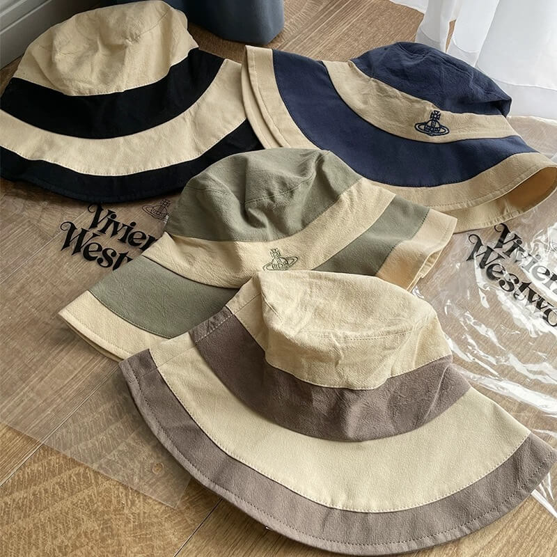 4 Colors Patchwork Saturn Hat