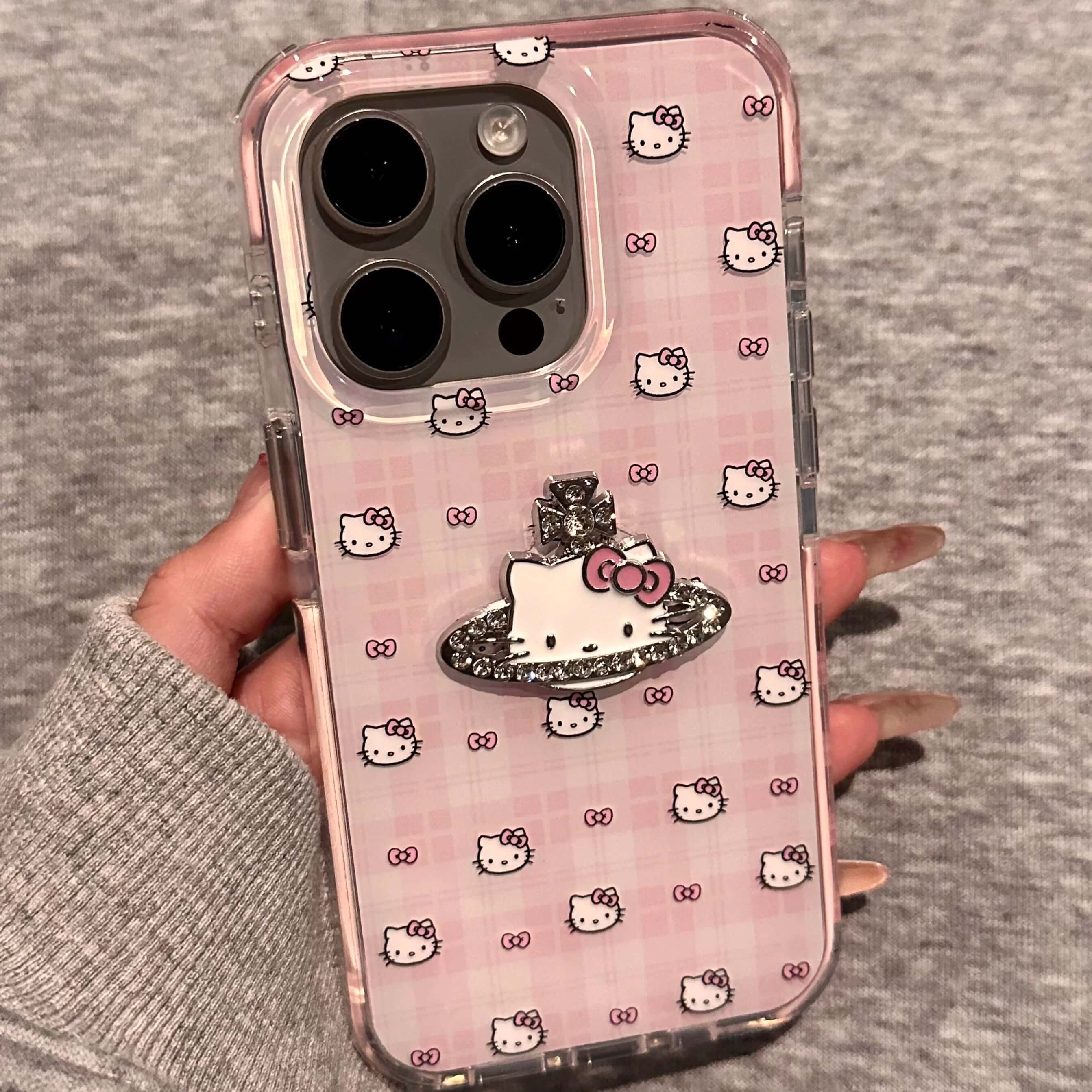 Pink HelloKitty Saturn Phone Case