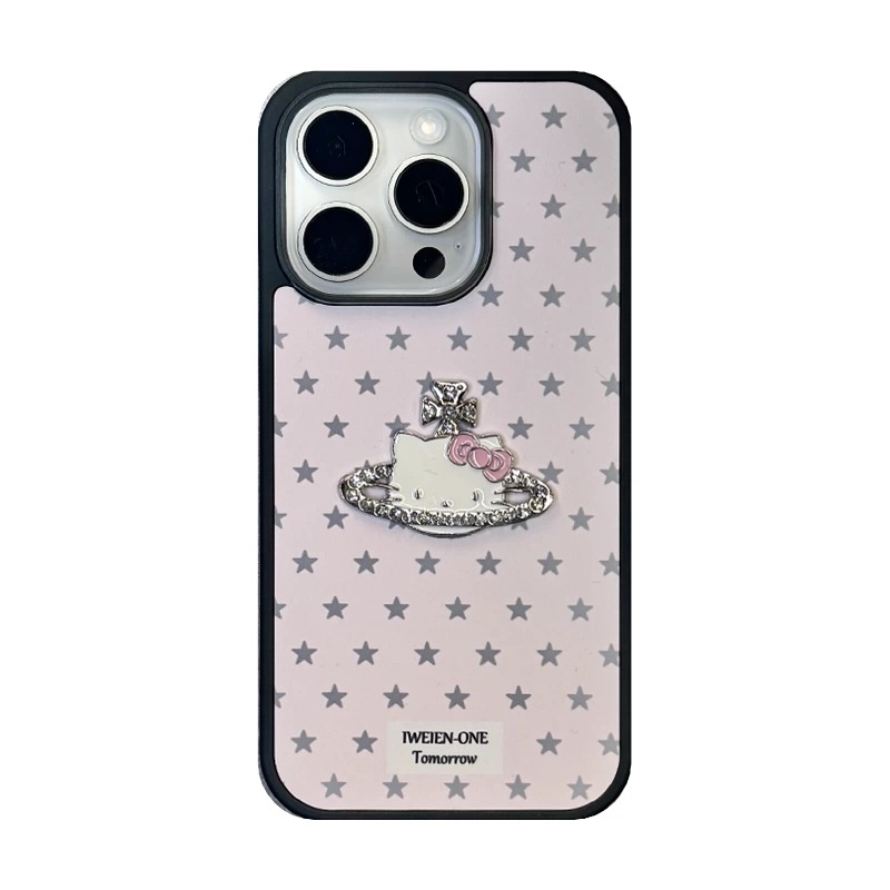 2 Colors HelloKitty Saturn Phone Case
