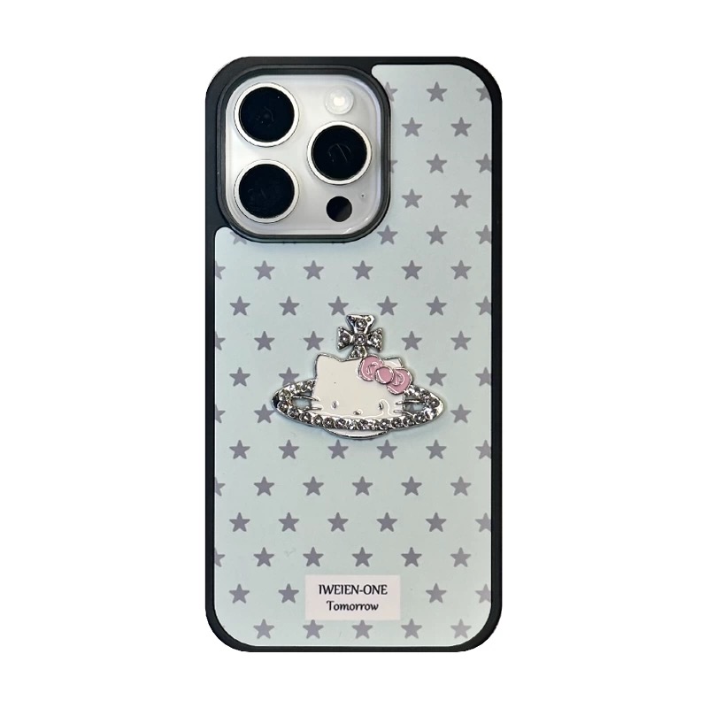 2 Colors HelloKitty Saturn Phone Case