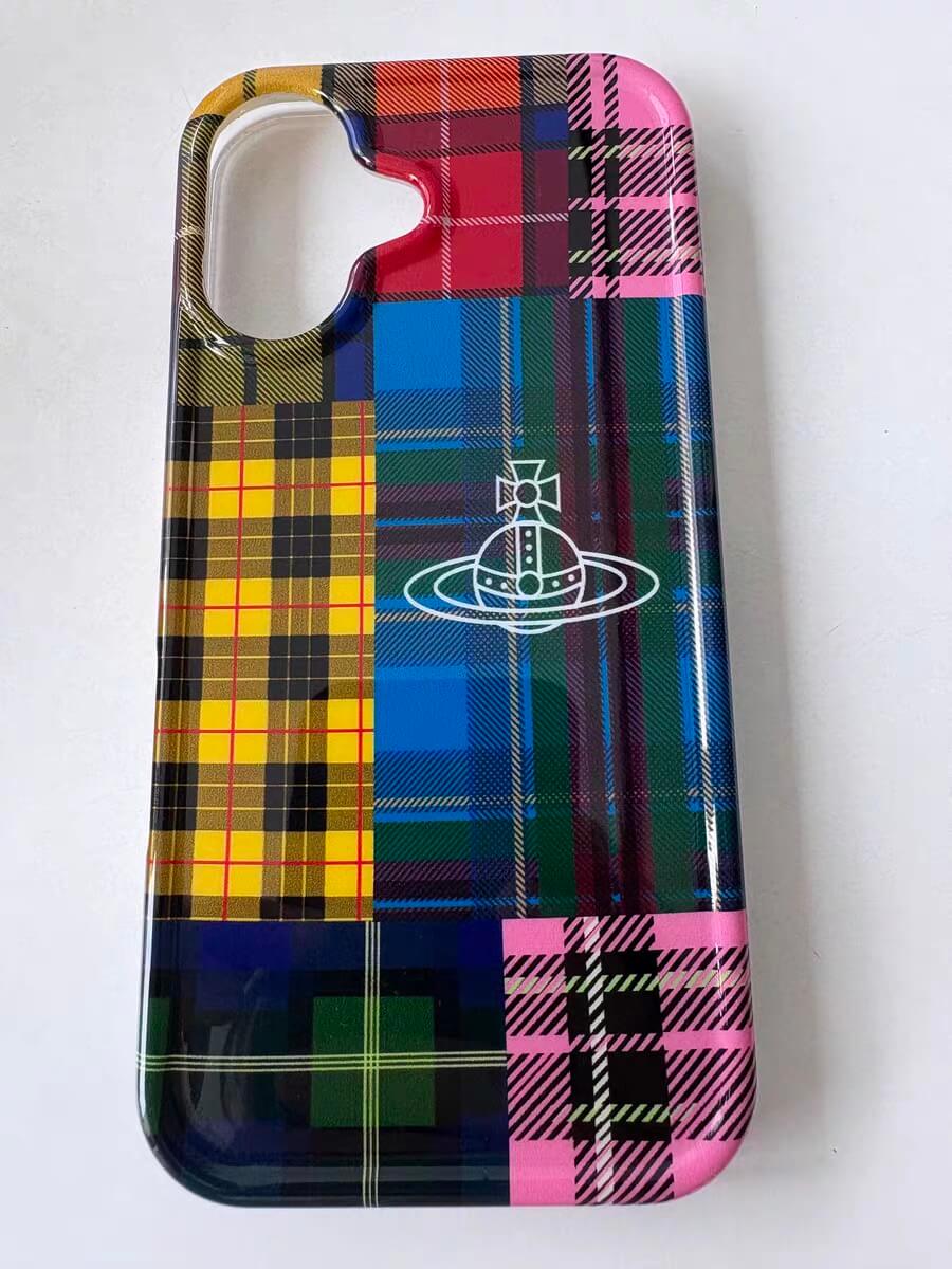 Plaid Saturn Phone Case