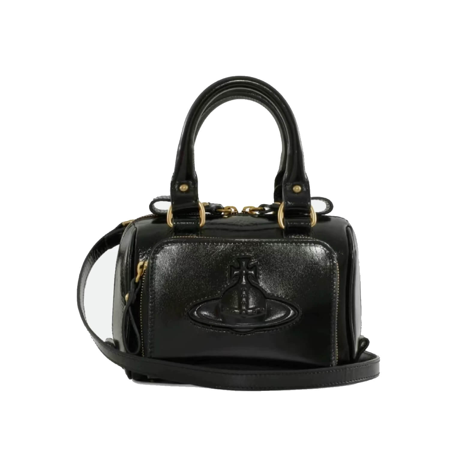 Leather Boston Saturn Bag