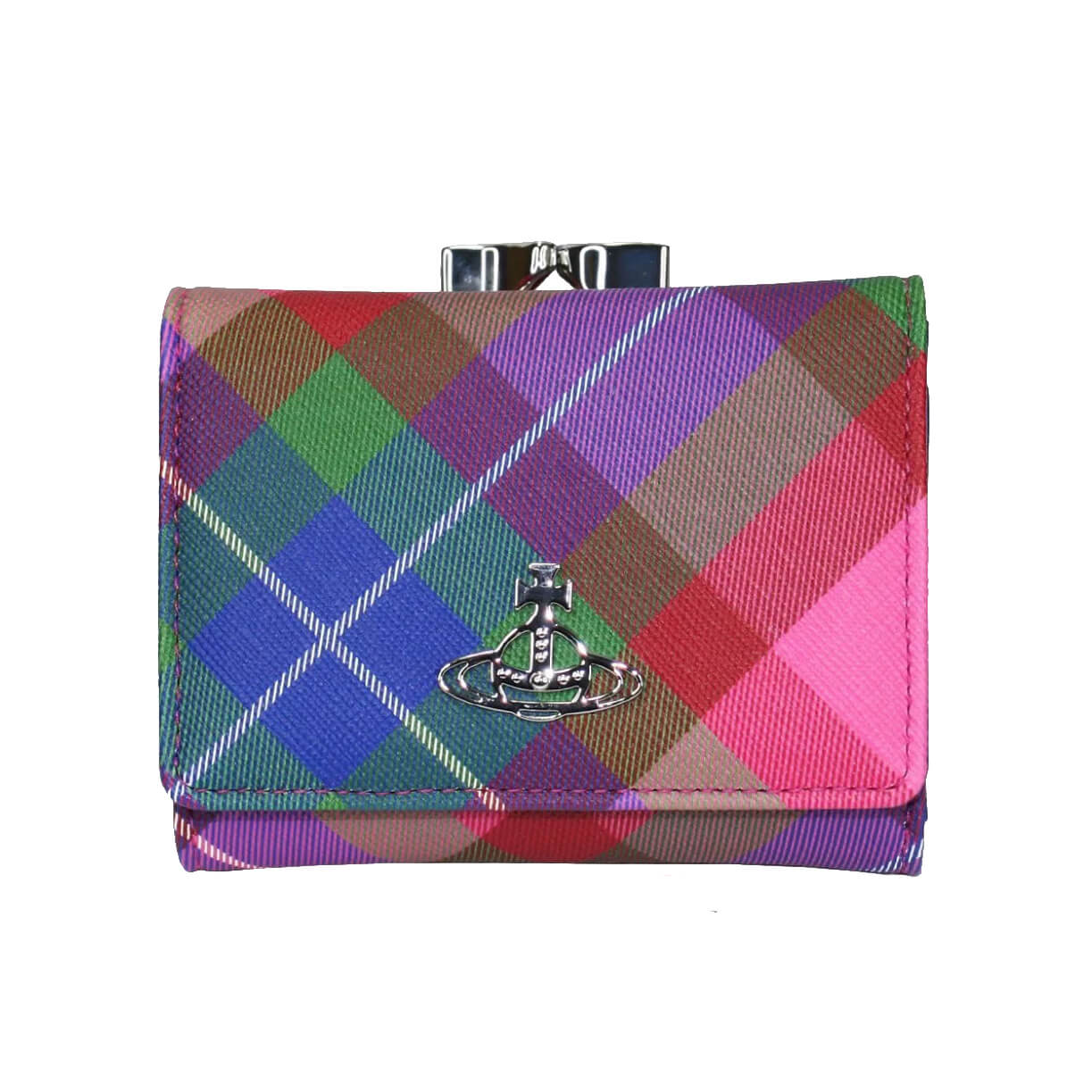 NEW-28 Colors Leather Tri-fold Saturn Wallet