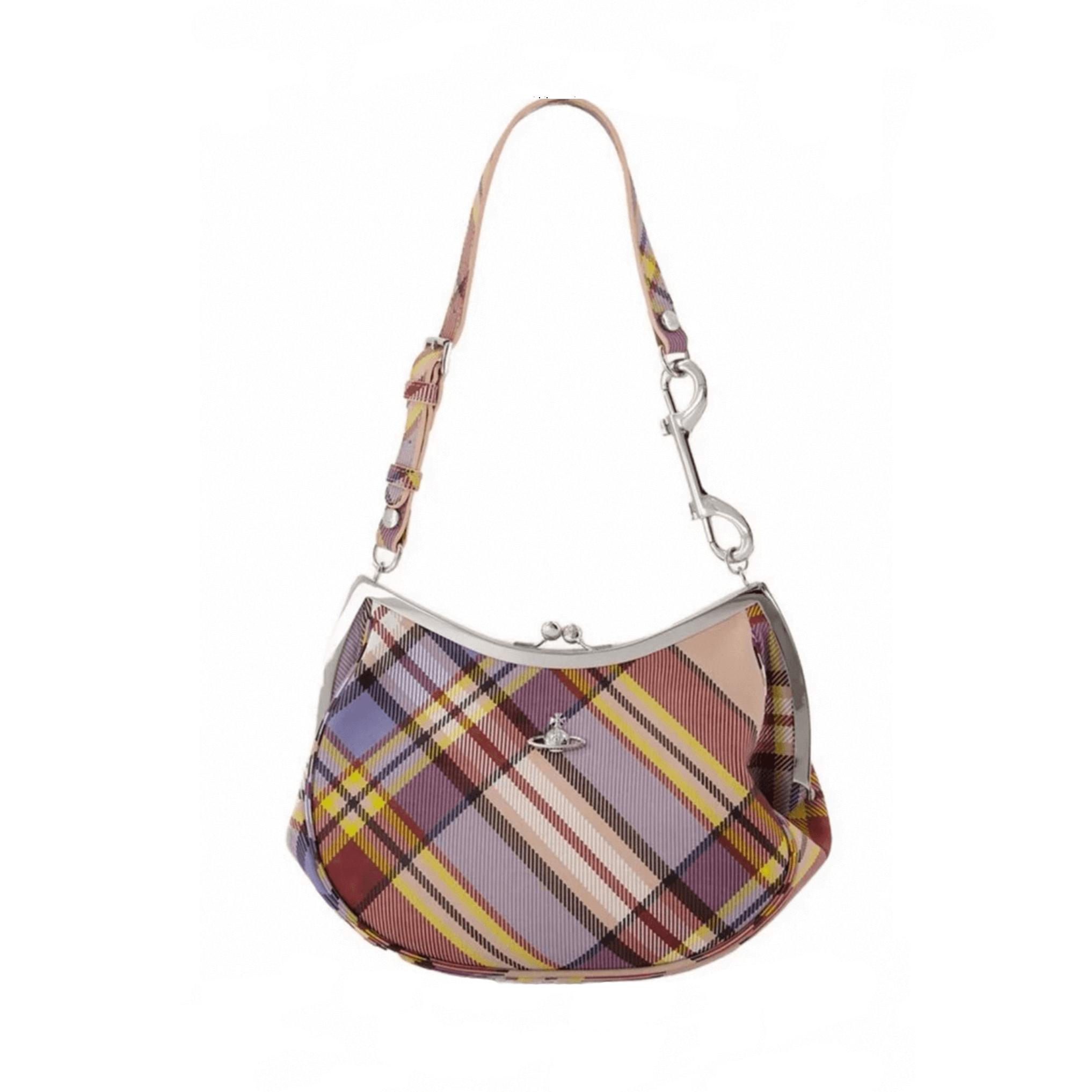 NEW-3 Colors Charm Frame Purse With Chain