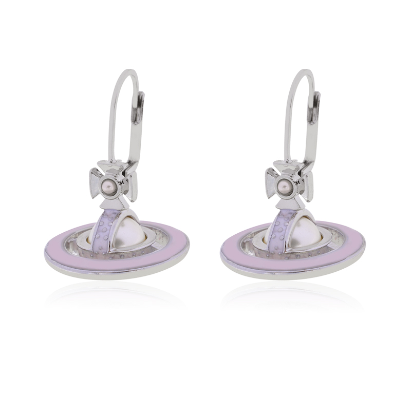 6 Colors SIMONETTA Lacquered Saturn Earrings