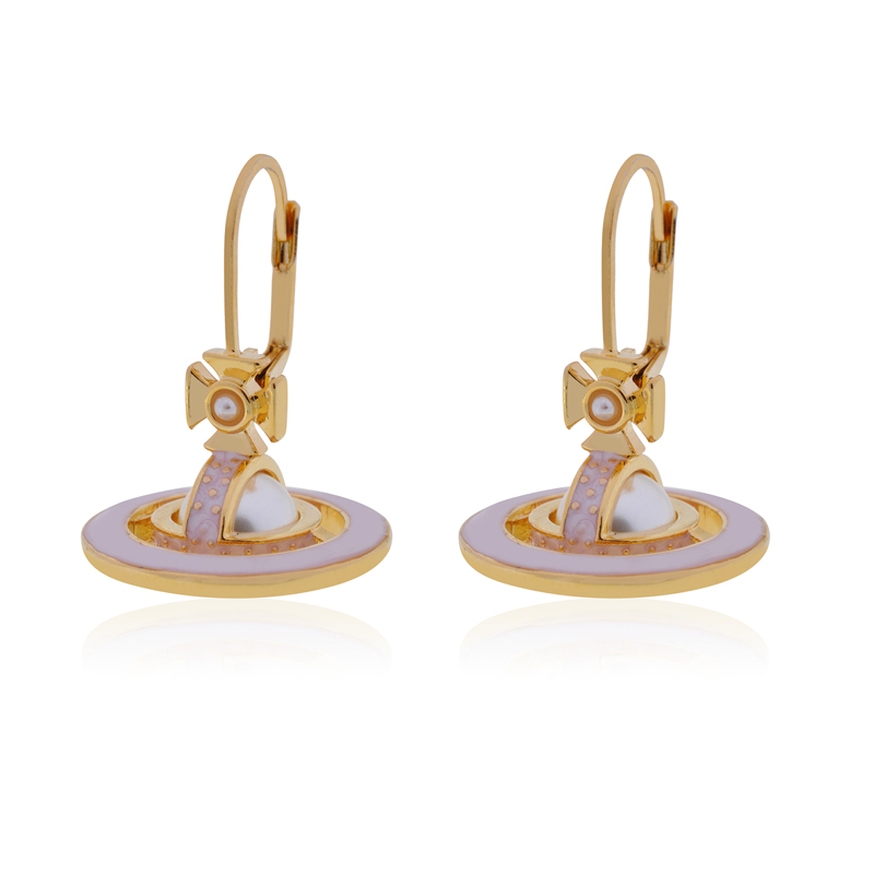 6 Colors SIMONETTA Lacquered Saturn Earrings