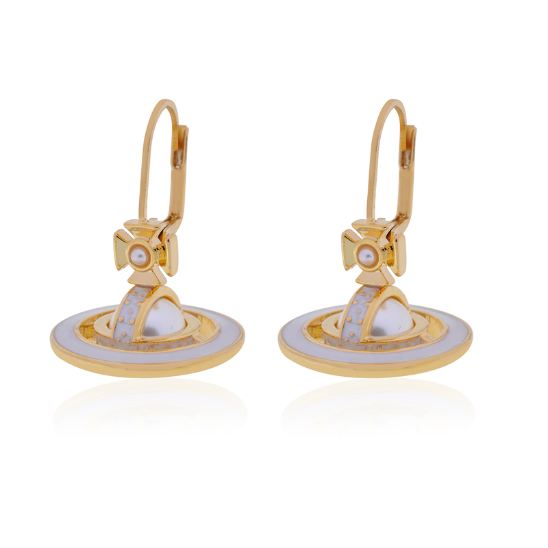 6 Colors SIMONETTA Lacquered Saturn Earrings