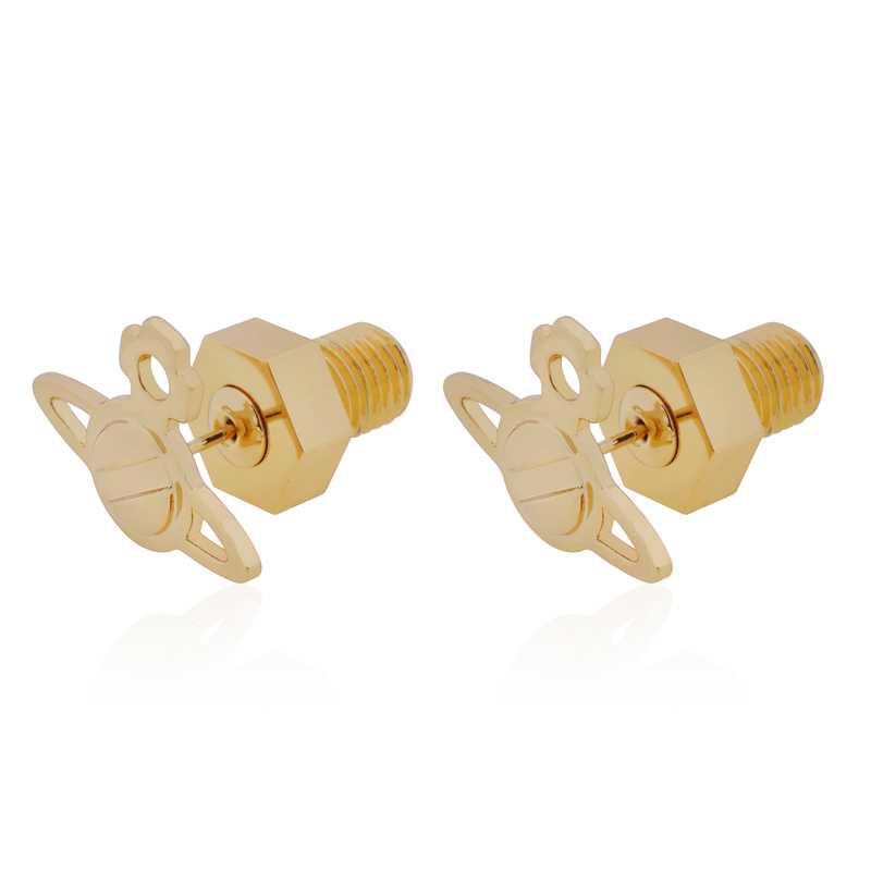 3 Colors Screws Earrings