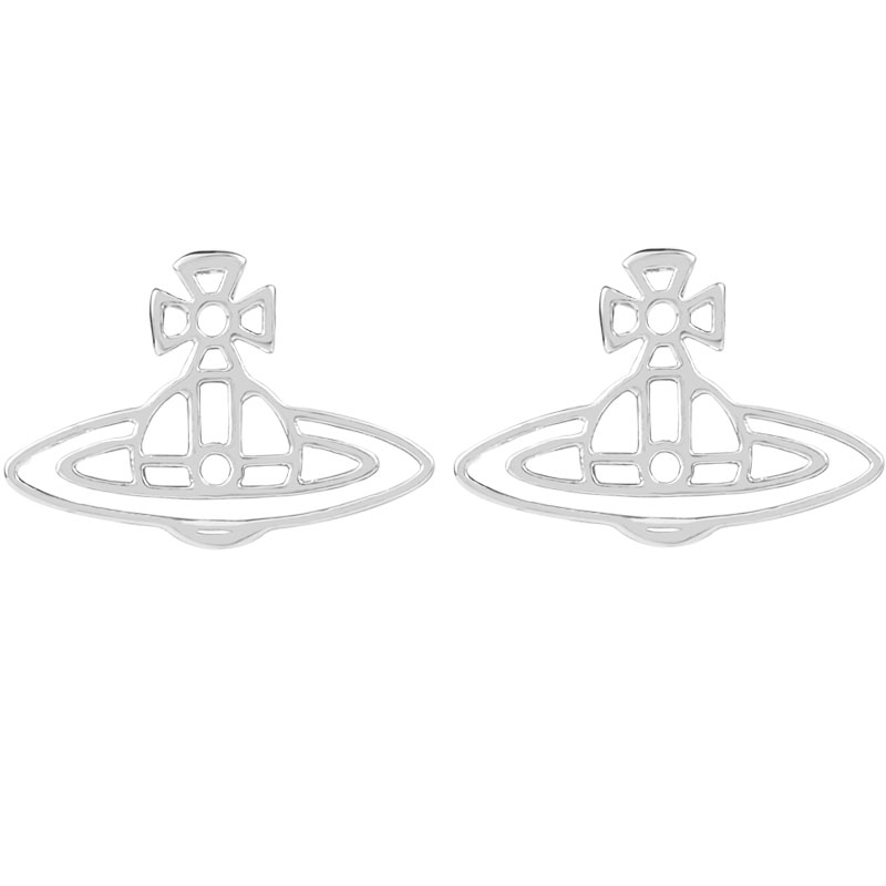 3 Colors Line Cutout Saturn Earrings