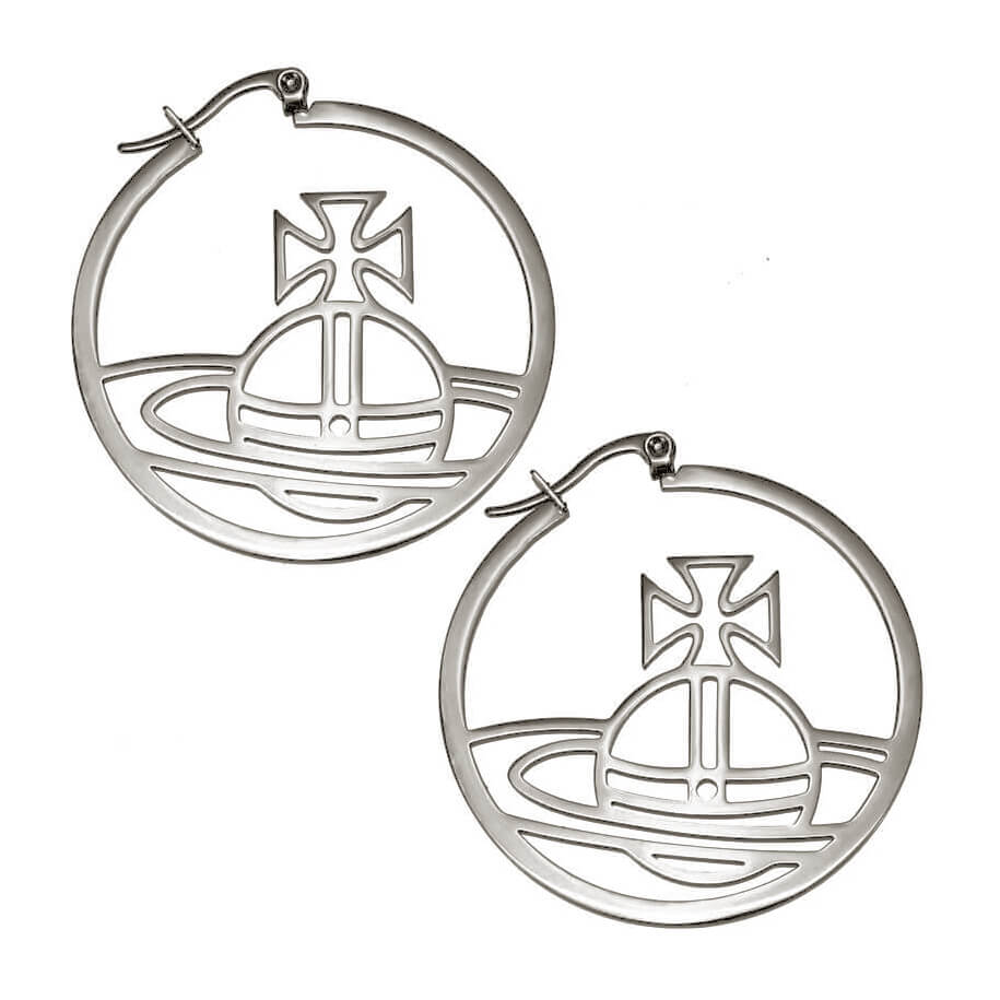 3 Colors Classic Large Saturn Line Earrings