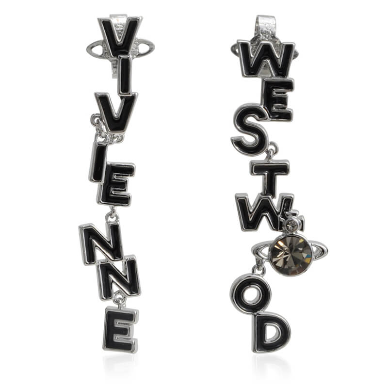 5 Colors VW Alphabet Earrings