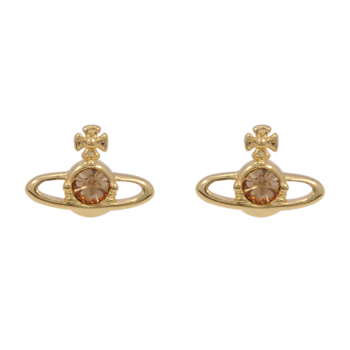 6 Colors Mini Diamond Saturn Earrings