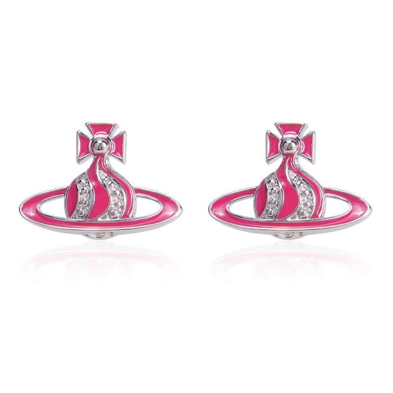 6 Colors Chocolate Cream Saturn Earrings