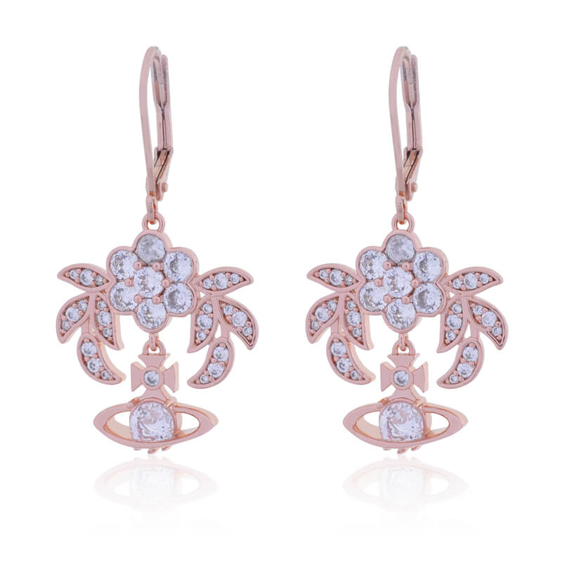 [Copy]4 Colors AMMA Saturn Earrings