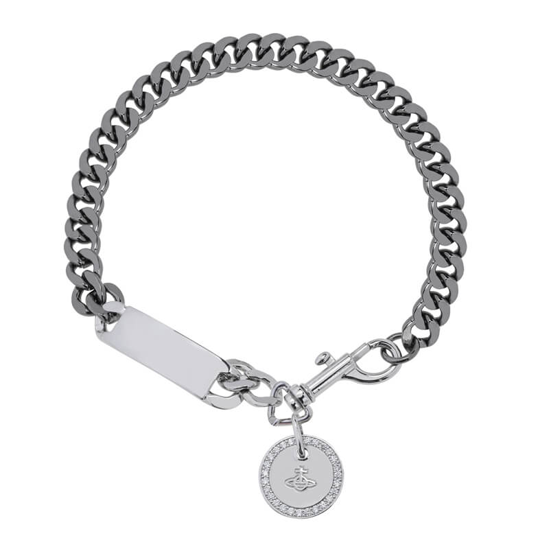 2 Colors Round Card Necklace