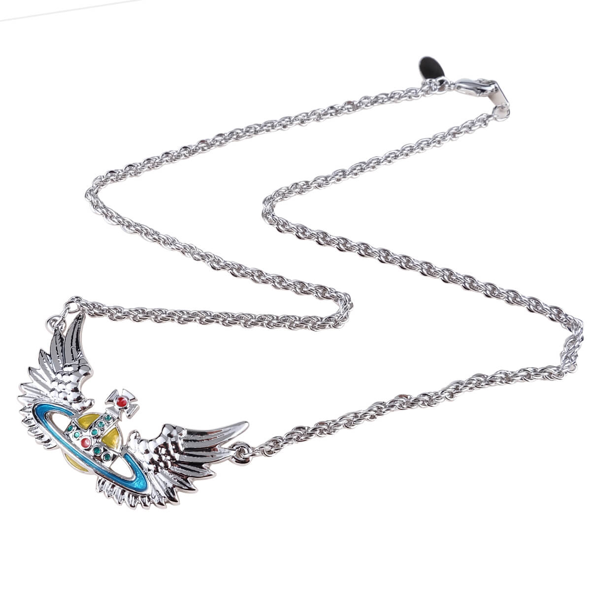 Lacquered Wings Saturn Necklace