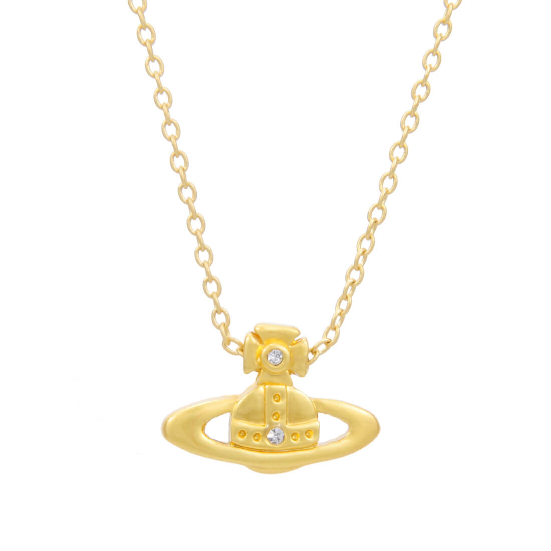 2 Colors Mini Saturn Necklace