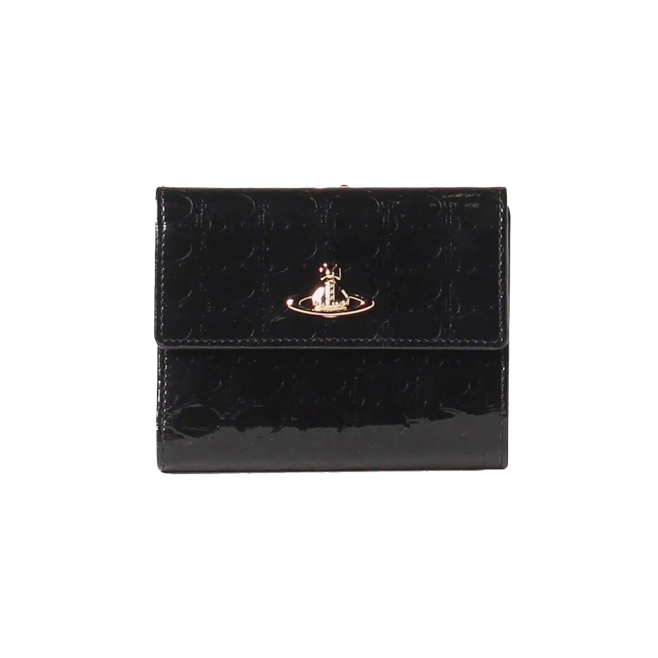 NEW-3 Colors Leather Saturn Tri-Fold Wallet