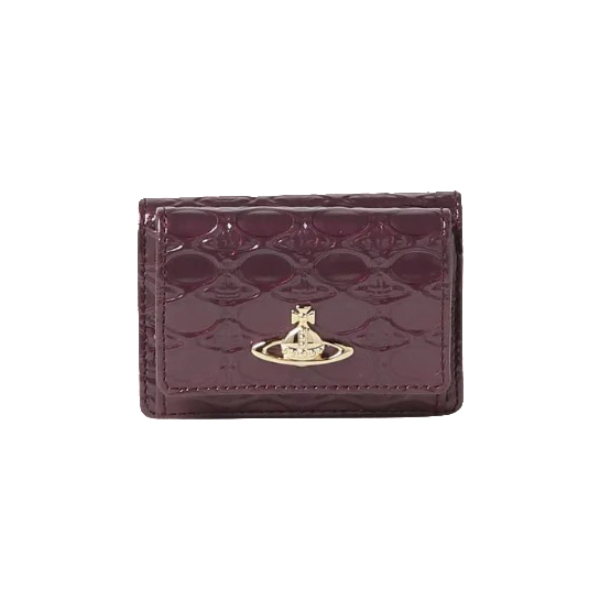 NEW-3 Colors Leather Saturn Tri-Fold Wallet