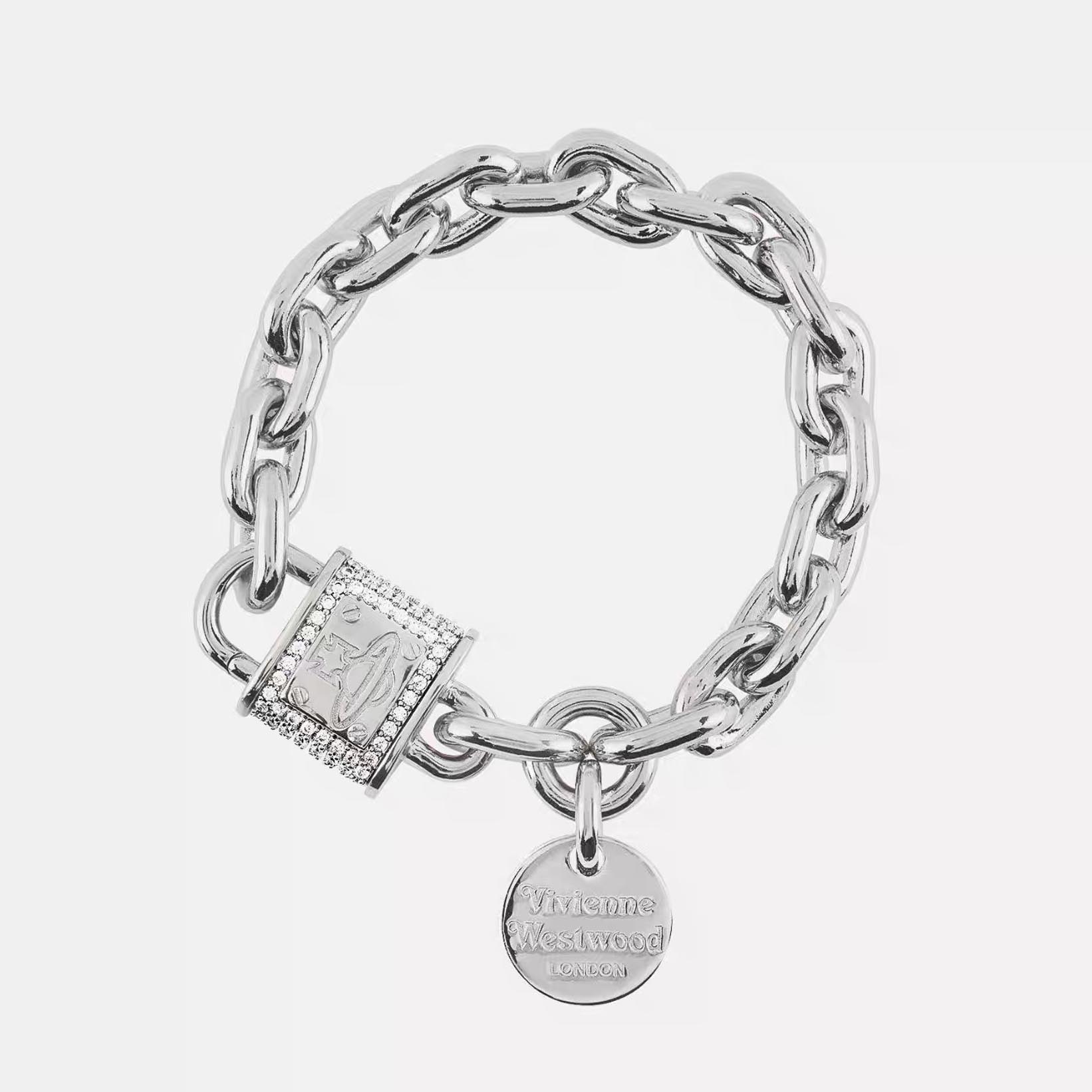 FITZROVIA Lock Saturn Bracelet