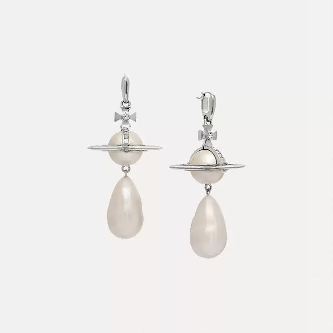2 Colors GIANT Pearl ORB Earrings
